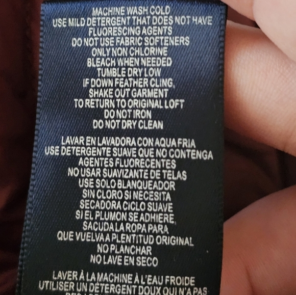 Tommy Hilfiger Quilted Packable Down Puffer Jacket Coat L - Picture 7 of 8